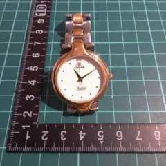 腕時計２ CYMA Sealord 腕時計 レディース クォーツ コンビカラー