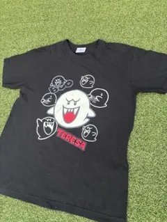 【USJ限定】スーパーマリオ テレサ 蓄光プリント Tシャツ L ブラック
