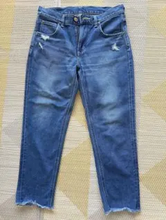Lee デニムパンツ カットオフ ダメージ加工のサムネイル
