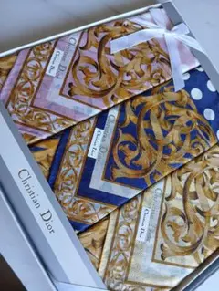 Christian Dior ハンカチ3枚セット