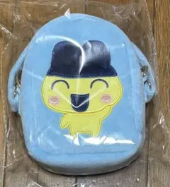 新品未開封 たまごっち　まめっち ポシェット　水色 ボアミニポーチ