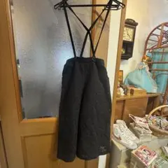 黒レースストラップ付きロングパンツ