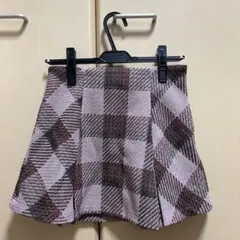グレイルGRL インパン裏地付きツイードチェックミニスカート[tu1441]