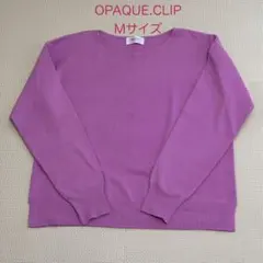 オペークドットクリップ ニット