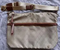 【SAZABY】ショルダーバッグ ベージュ 美品