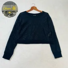 drawer レース　ラメレース　ジャガード　ニット　カットソー　トップス　36のサムネイル