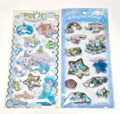 サンリオ シナモロール スパンコールパーティー ウォーターインシール 2枚セット