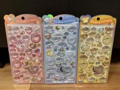 ハローキティ・シナモロール・ポムポムプリン ポップシール 3枚セット