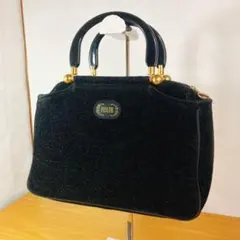 まずまず美品】FEILER フェイラー ハンドバッグ 花柄 シュニール織