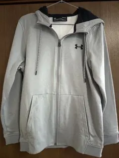 Under Armour フード付きジャージジャケット グレーLサイズ