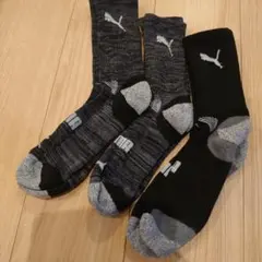 PUMA メンズ ソックス 3足セット