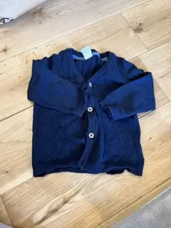 H&M ネイビー カーディガン 0-3ヶ月