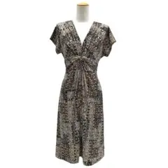 FIFILLES PARIS 花柄 Vネック ワンピース 9339