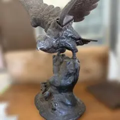 サモトラケのニケ レプリカ 銅像調 樹脂製 アートオブジェ 置物 勝利の