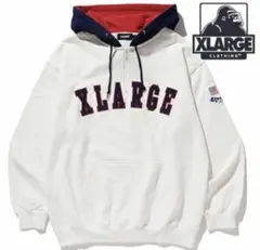 XLARGE ハーフジップパーカー
