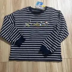 Disney 長袖カットソー ストライプ