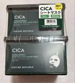 NATURE REPUBLIC CICA デイリーシートマスク 60枚のサムネイル