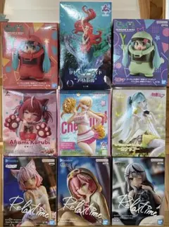 プライズフィギュア9個セット