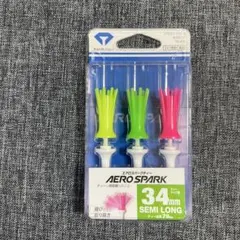 DAIYA GOLF AERO SPARK セミロング ティー 3本入