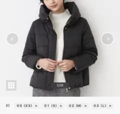 dessin ワールド、ショートダウンコート、ブラック黒、L、デッサン