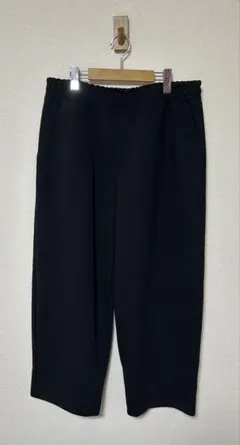 美品 25年モデル ユニクロ C スウェットワイドパンツ ブラック XL