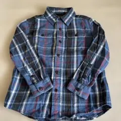 ポロラルフローレン　チェックネルシャツブルー