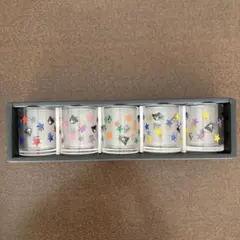 ミニグラス5個セット ミキハウスDOUBLE_B 箱入り