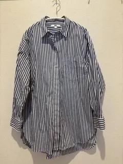 UNIQLO ストライプ 長袖シャツ Mサイズ