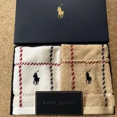 ラルフローレン フェイスタオル ウォッシュタオル 2枚セット
