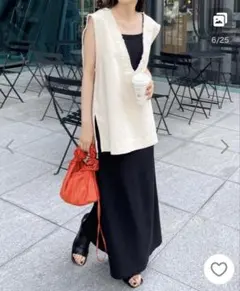 Discoat ベスト ジレ 「WEB限定」　コットン　美品