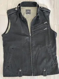 RATTLE TRAP ラトルトラップ デニム風ベスト メンズビギ