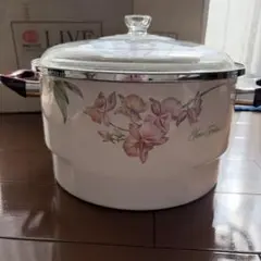 ホーロー蒸し器と蒸し茶碗5個セット