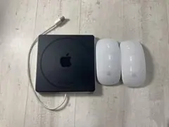 DN0063AppleMagicMouse2個AppleDVDドライブUSB接続
