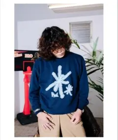 Kroi スウェットトレーナー ネイビー(XXL)