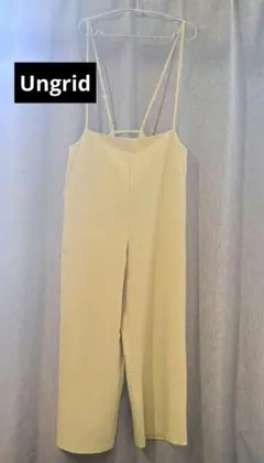 Ungrid　アングリッド　ワイドレッグサロペット