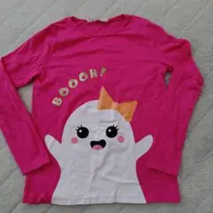 H＆Мのゴーストプリント 長袖Tシャツ