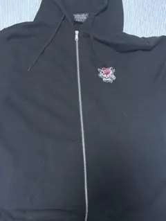 Ed Hardy ブラックパーカー LOVE KILLS SLOWLY