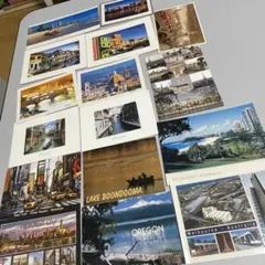 未使用ポストカードセット 16枚　海外土産