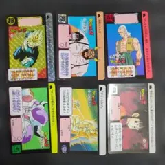バンダイ ドラゴンボールZ カードダス 本弾 6枚セット キラ 1989