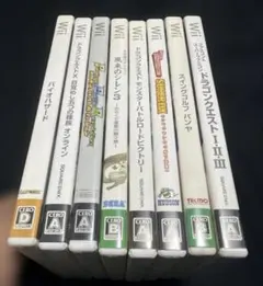 Wiiのソフト8本セット 【まとめ売り】