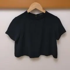 BLISS POINT 半袖 クロップド丈 トップス ブラックのサムネイル