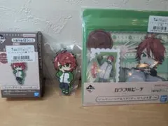 一番くじ　カラフルピーチ　じゃぱぱ　ラバーチャーム　ジッパーバッグ