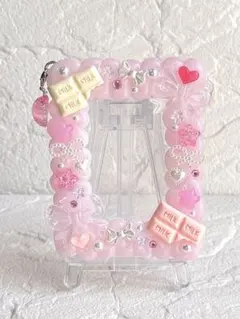 ホイップデコ トレカケース ♡ピンク×2色チョコ♡