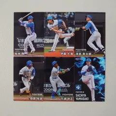 カルビー2025プロ野球チップス第2弾北海道日本ハムファイターズ6枚セット