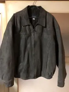 basic EDITIONS レザーボンバージャケット。