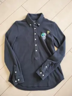 PEARLY GATES 長袖ポロシャツ サイズ0 ネイビー