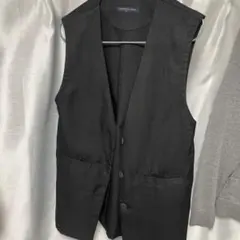 黒 ノースリーブベスト M-L