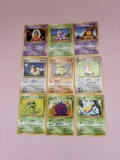 未使用品！ニャース、イーブイ、ゴース含むポケモンカード 旧裏面 12枚セット