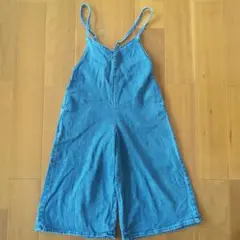 GLOBAL WORK　、デニムブルー オーバーオール Mサイズ