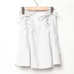 2WAYダブルレースアップコルセットミニスカート♡022510800301